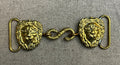 European Officers Lion Belt Buckle 18th-19th Century #101
