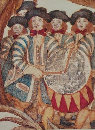 Drummer uniform 1701-1756  Karolinsk trumslagarrock