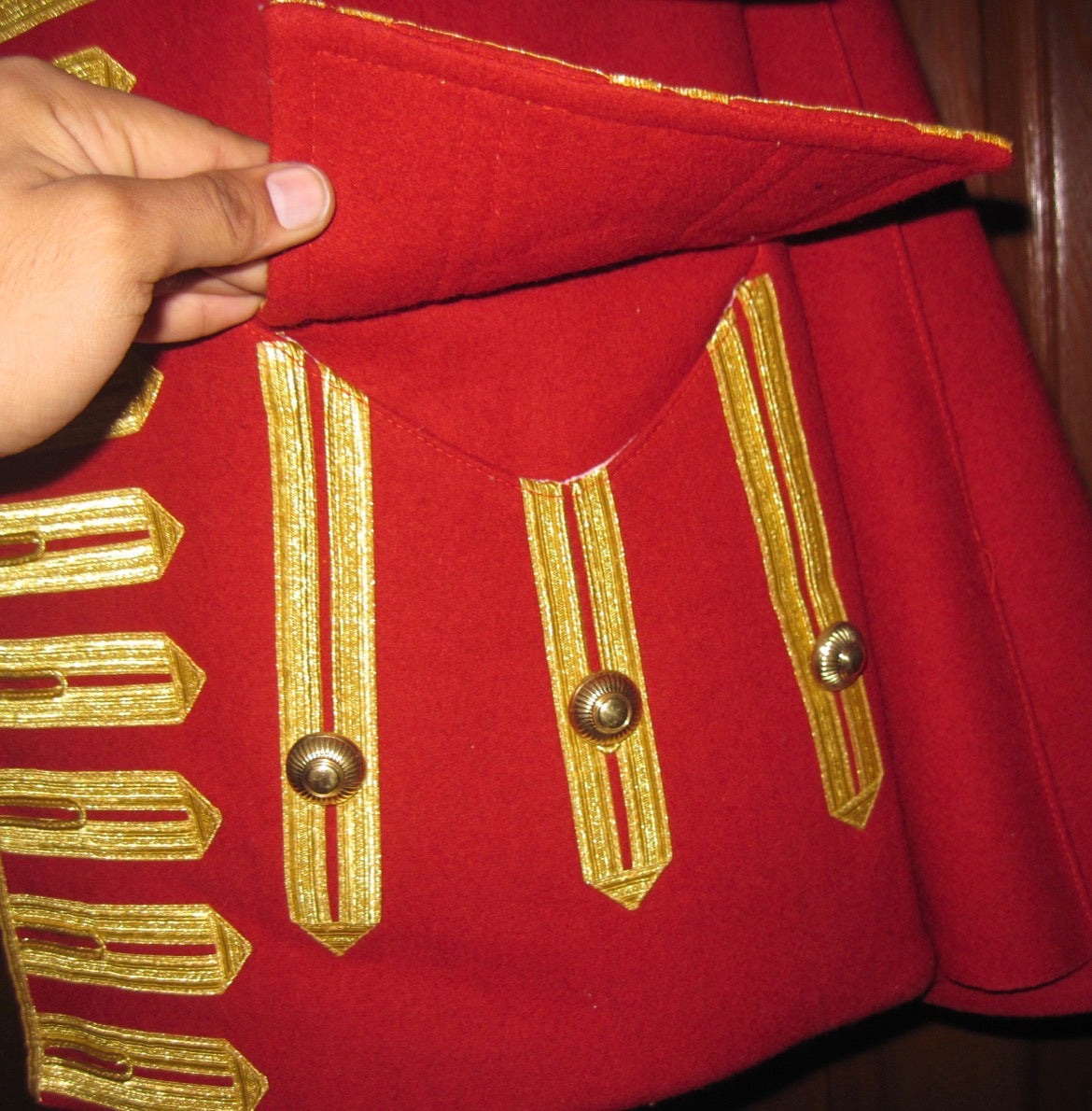 Officers Long Jacket Europa 17th-18th Century.      Yngre Karolinsk Officersrock