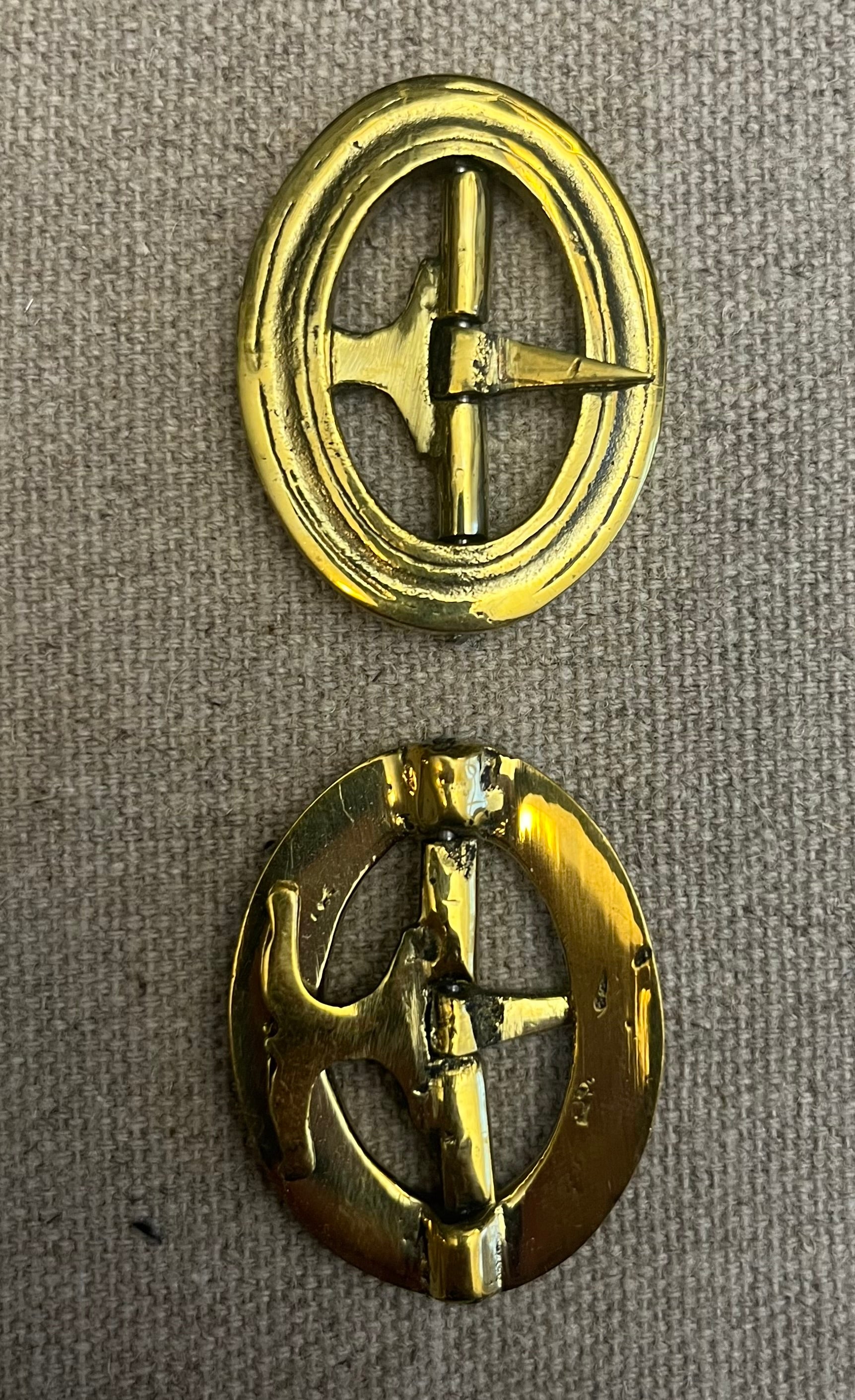 Swedish Knee Strap Buckles 18th-19th Century  Leksand #84