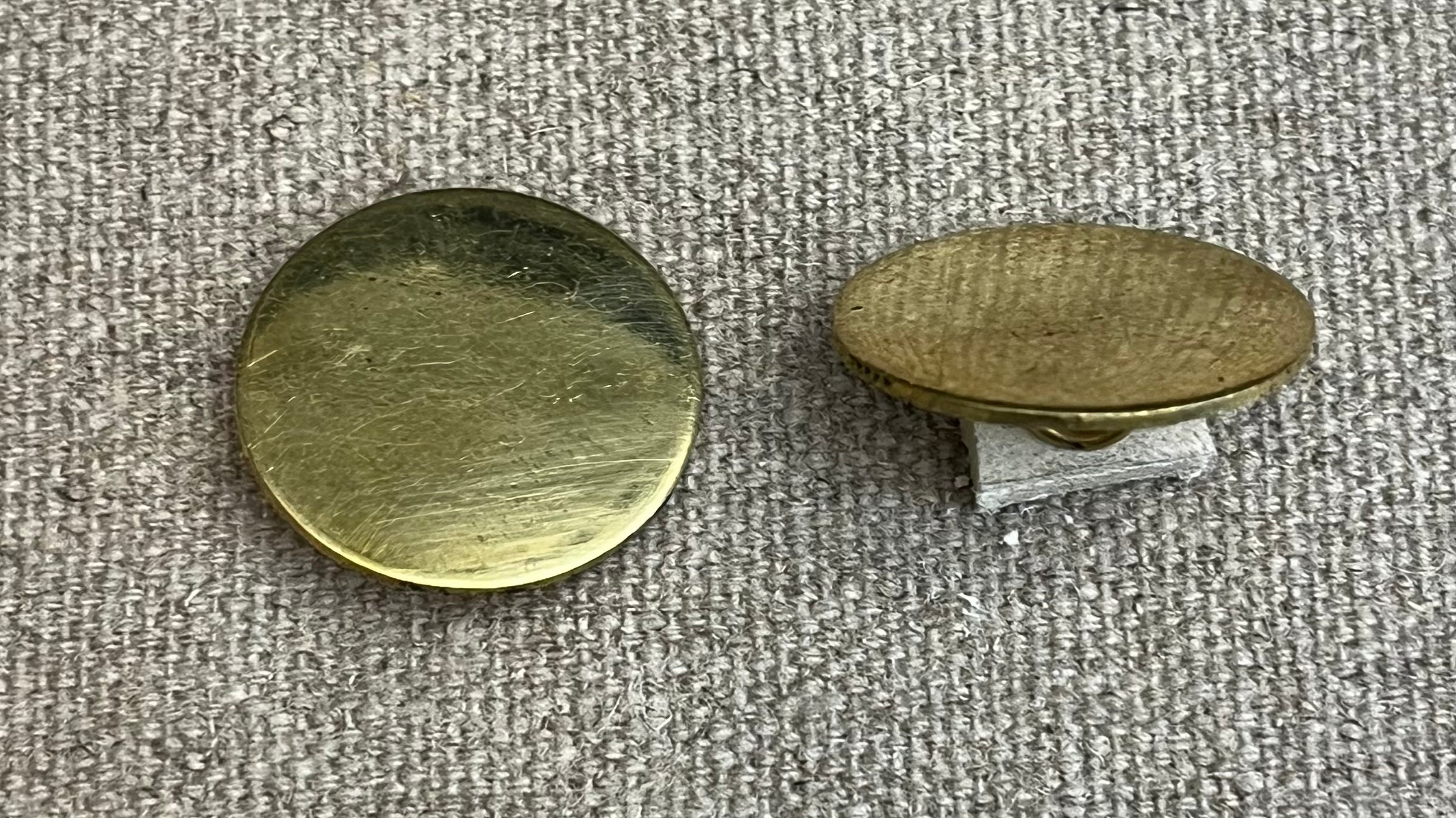 Brassbutton Flat 19 mm #14