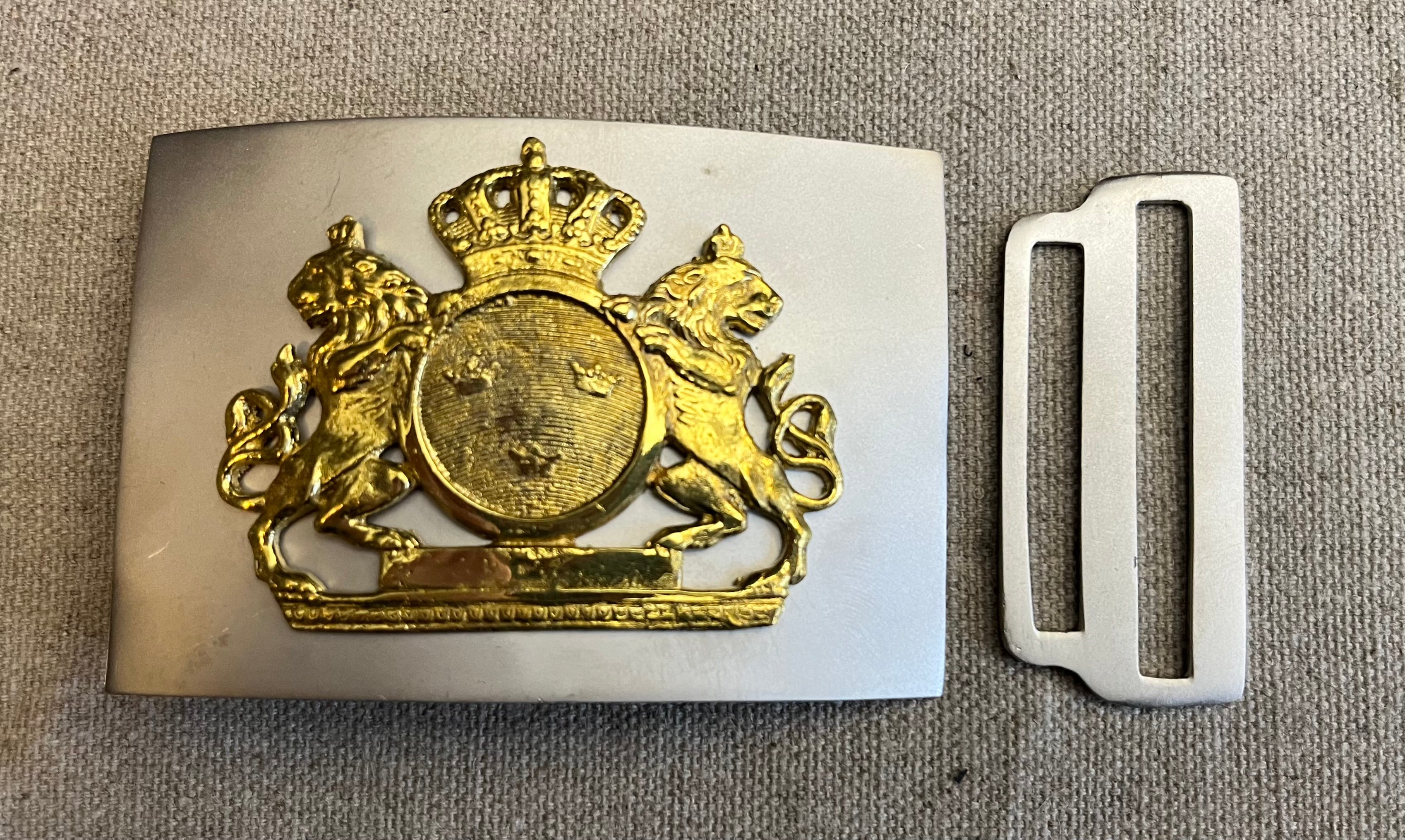 Swedish and Finnish Officers Belt Buckle18th-19th Century Jaeger #95