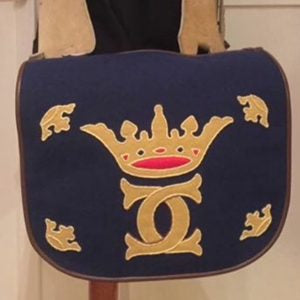 Swedish Army Cartridge Bag Cover Blue 17th-18th Century