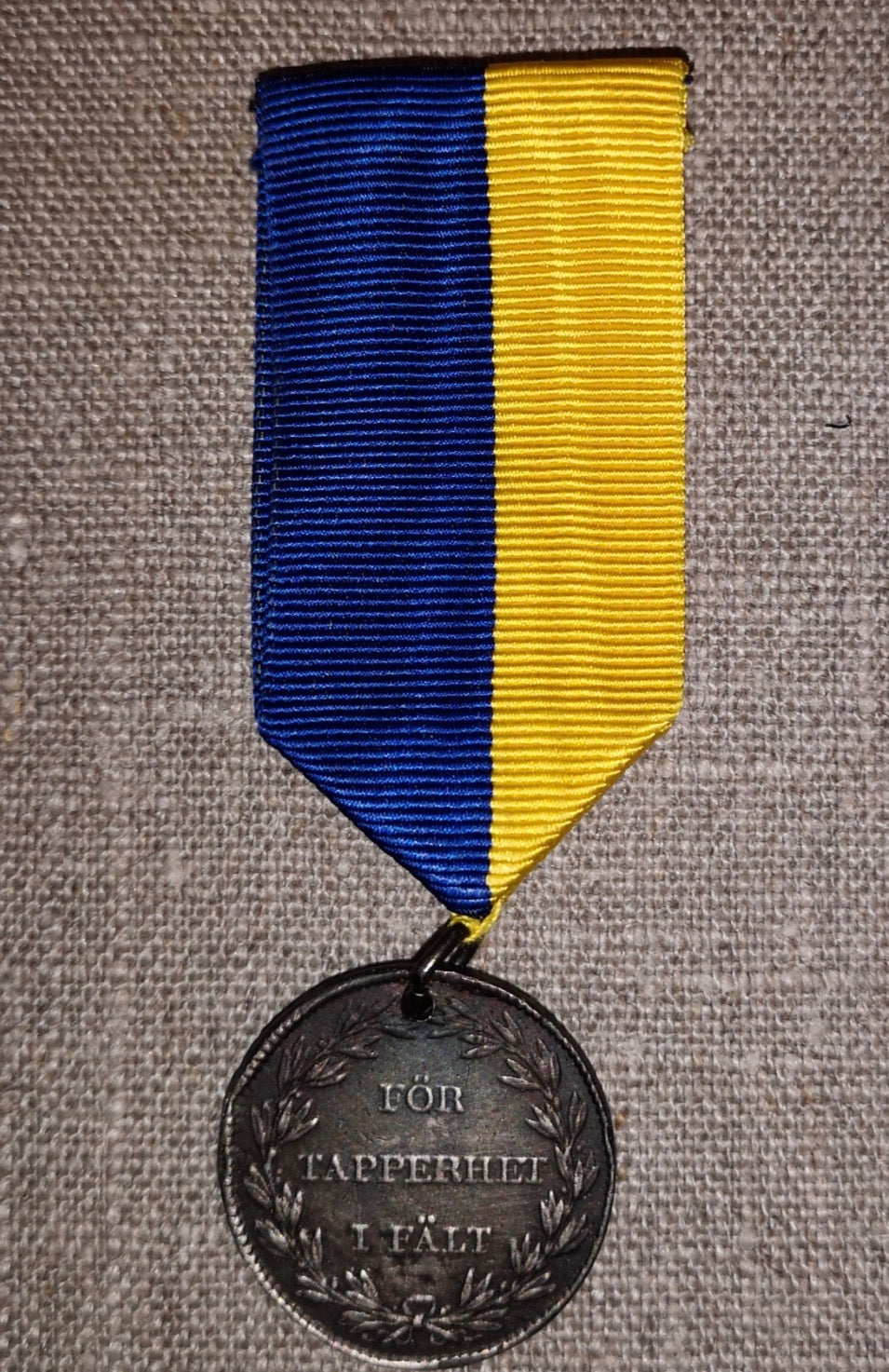 Swedish Medal m/1789.                                              Svenska Medaljen Tapperhet I Fält m/1789