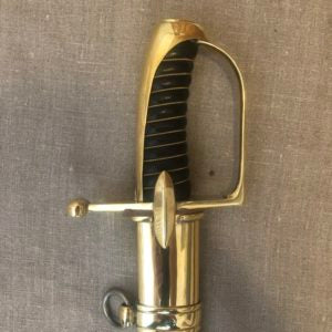 French Napoleonic Imperial Guard Light Cavalry Saber m/1803